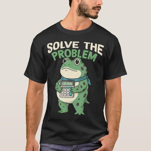 T-shirt Drôle 67 Meme Pemdas Prof de Maths Six Sept Grenou (Devant)