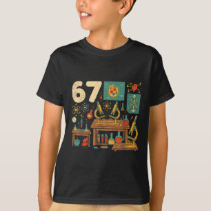 T-shirt Drôle 67 Mème Prof de science Étudiants Six Sept M