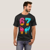 T-shirt Drôle 6 7 67 Six Sept Meme (Devant entier)