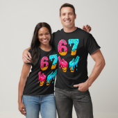 T-shirt Drôle 6 7 67 Six Sept Meme (Unisexe)