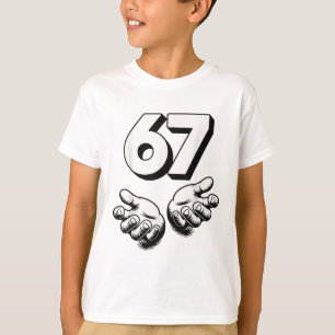 T-shirt Drôle 6 7 Mème Génération Alpha Argot Génération Z
