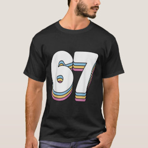 T-shirt Drôle 6 7 Mème Six Sept Argot Gen Alpha 67 