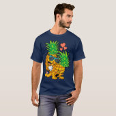 T-shirt Drôle à l'envers de l'ananas Swinger cadeau pour e (Devant entier)