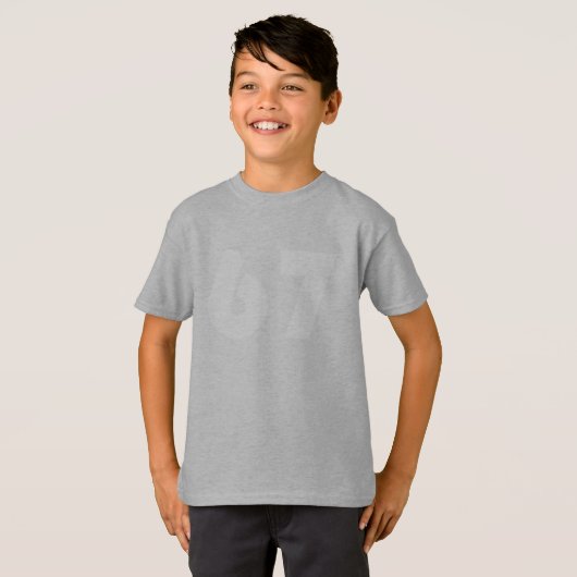 T-shirt Drôle à peine là 67 (Devant entier)