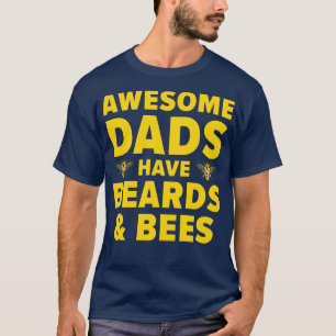 T-shirt Drôle Abeille apiculture père barbe père père