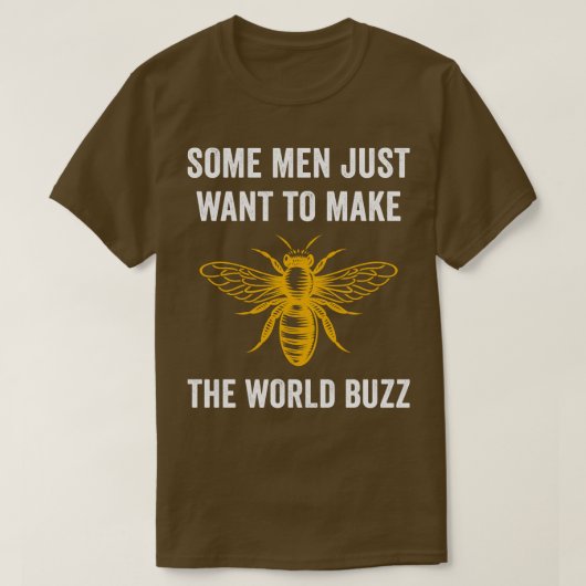 T-shirt Drôle Abeille Faire Buzz Monde apiculture (Design devant)