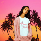 T-shirt Drôle Acceptez votre devis de Flamant rose intérie