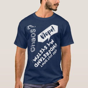 T-shirt Drôle ADD ADHD ADHD dire pour les chaotiques réels