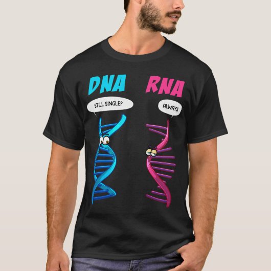 T-shirt Drôle ADN ARN Design Hommes Femmes Biologie Généti (Devant)