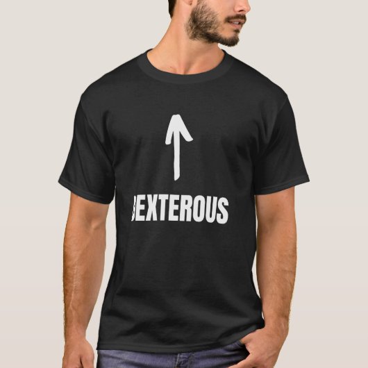 T-shirt Drôle Adroit et Dextérité (Devant)