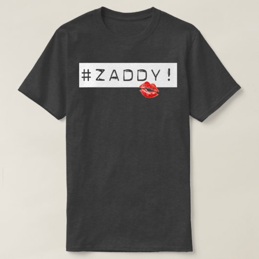T-shirt Drôle Adultes Daddy Zaddy (Design devant)