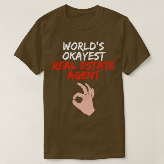 T-shirt Drôle Agent Immobilier Realtor Cadeau (Design devant)