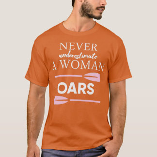 T-shirt Drôle Aiguille Canoë Femme Avec Chemise Oars