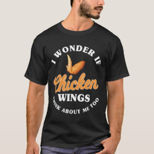 T-shirt Drôle Ailes De Poulet Dit Hot Wing Fast Food