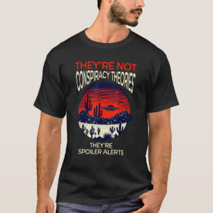T-shirt Drôle Alien OVNI Divulgation Théorie du complot