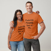 T-shirt Drôle alimenté par Citrouille épice & tarte Hommes (Unisexe)