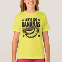 Drôle Allons-y Bananes Mème Grunge Distressed