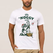 T-shirt Drôle Amant Eggnog Noël Holiday Père Noël Cadeau (Devant)