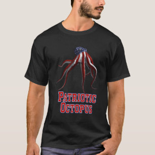 T-shirt Drôle américain de poulpe