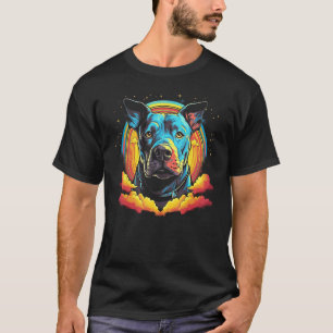 T-shirt Drôle American Pit Bull Staffordshire Bull Terrier