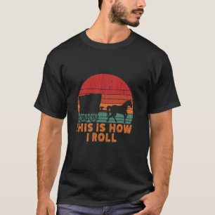 T-shirt Drôle Amish Cheval & Buggy C'est Comme Ça Que Je R