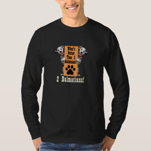 T-shirt Drôle Amoureux des chiens Dalmatien Propriétaire d