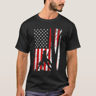 T-shirt Drôle Amusant Drapeau Arboriste Cadeau Pour Hommes