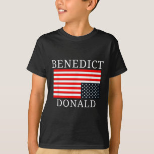 T-shirt Drôle amusant du drapeau américain Benedict Donald