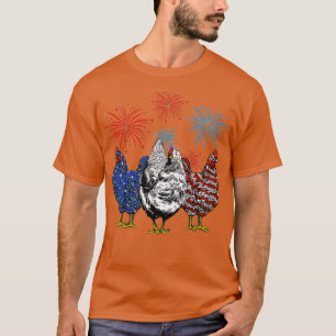 T-shirt Drôle Amusant Pickens American Flag Patriotic Farm
