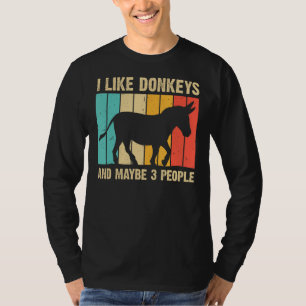 T-shirt Drôle Âne Pour Hommes Femmes Mule Equine Horse Ani