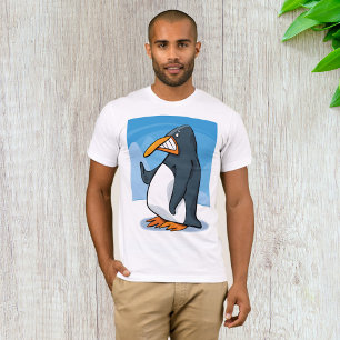 T-shirt Drôle Angry Penguin Cartoon Cool