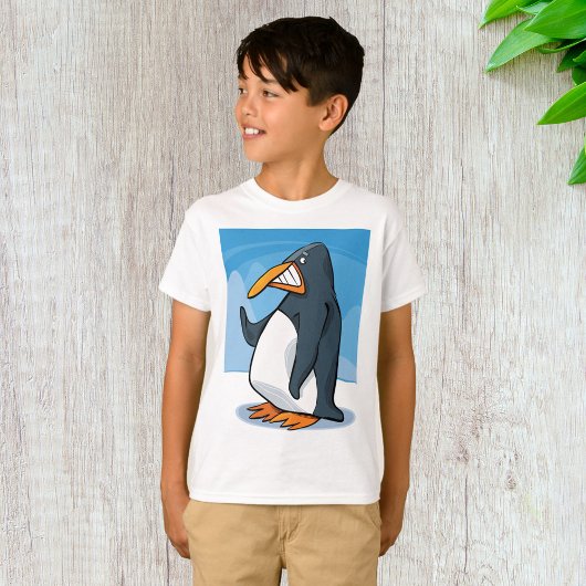 T-shirt Drôle Angry Penguin Cartoon Cool