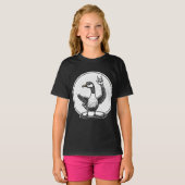 T-shirt Drôle animal musique cadeau | Danseuse cool Goose  (Devant entier)