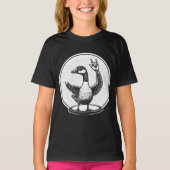 T-shirt Drôle animal musique cadeau | Danseuse cool Goose  (Devant)