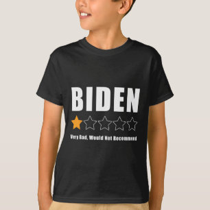 T-shirt Drôle Anti Biden Pro Trump 1 Étoile Élection de cl