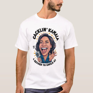 T-shirt Drôle Anti Kamala Harris riant la politique