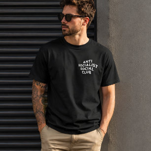 T-shirt Drôle Anti Socialiste Social Club Socialisme