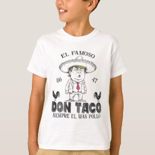 T-shirt Drôle Anti Trump Taco Don Taco Pas Si Subtil Polit