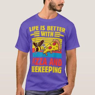 T-shirt Drôle apiculteur - Pizza Lover Miel apiculture Lov