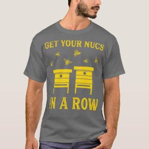 T-shirt Drôle apiculture abeilles Hive Nucs