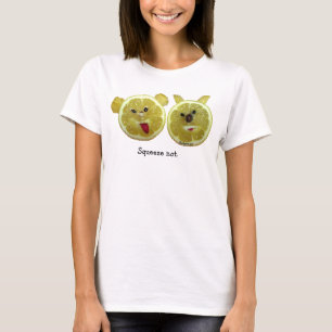 T-shirt drôle /Apparel de fruits de citron de