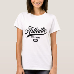 T-shirt Drôle Arthritic Département Tee Avec Année Personn