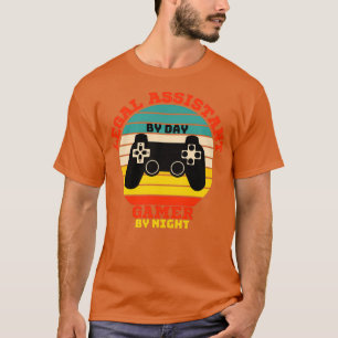 T-shirt Drôle Assistant juridique Jeu jeux vidéo Vintages 