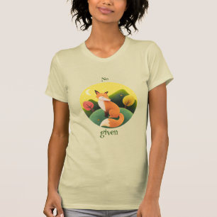 T-shirt Drôle Aucun Fox N'A Donné Humour Devis De Démotiva