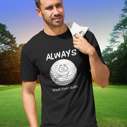T-Shirt drôle avec allusion au golf pour hommes