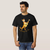 t-shirt drôle avec chat chantant (Devant entier)