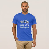 T-shirt drôle avec humour de golf (Devant entier)