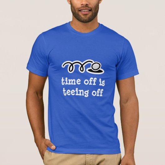 T-shirt drôle avec humour de golf (Devant)