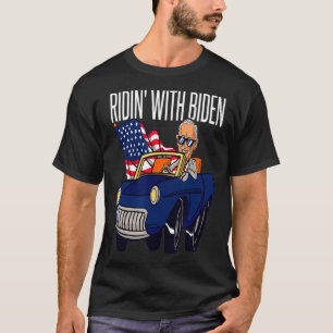 T-shirt Drôle Avec Joe Biden 4 juillet USA Drapeau C