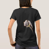 T-Shirt drôle avec joueuse Happy Ostrich - Smile (Dos)